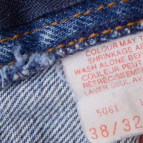 Vintage Great Western Garment Mid-wash Relaxed Fit Western Cowboy Blue Jeans 38 - Picture 14 of 15